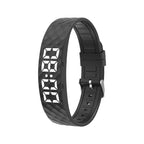 Brynk Wake vibrating alarm wristband in Black with LED display