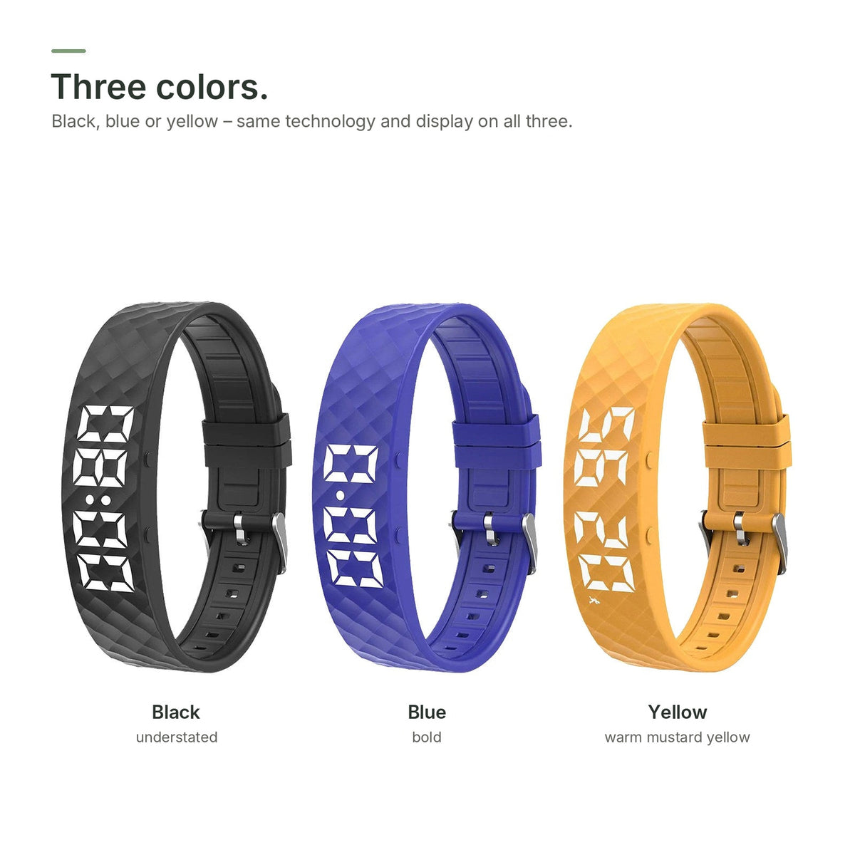 Brynk Wake in three colors: Black, Blue and Yellow