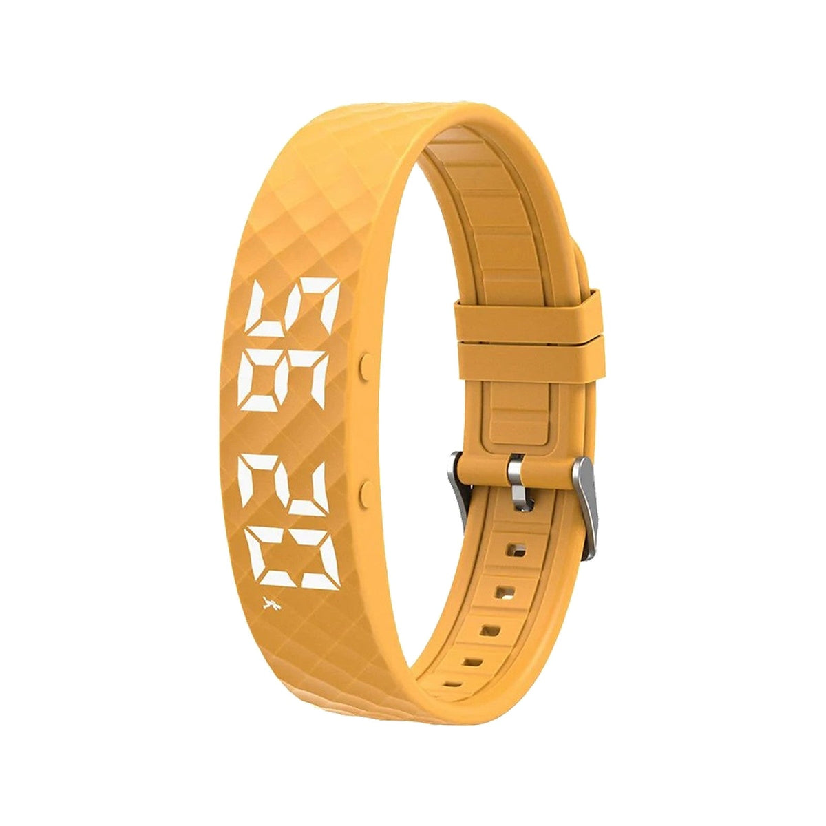Brynk Wake vibrating alarm wristband in Yellow