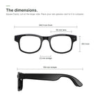 Brynk G5 dimensions: front 148.5 mm, lens 50 x 39.3 mm, bridge 22 mm, temple 159 mm