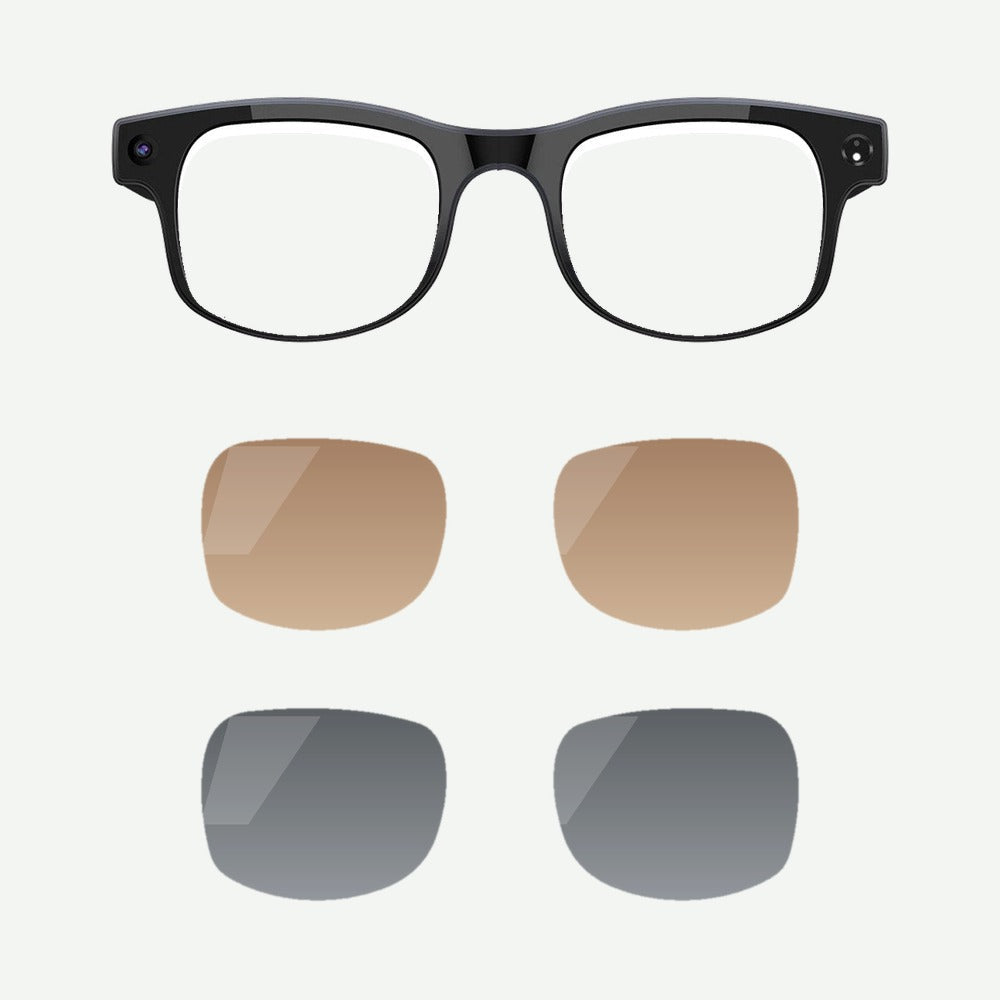 Spare lenses included