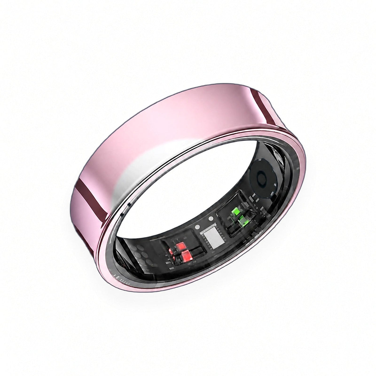 Brynk R3 smart ring in Rose Quartz Pink