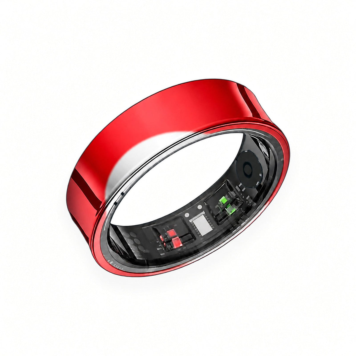 Brynk R3 smart ring in Ruby Red