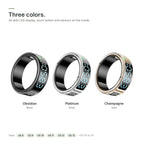Brynk R5 Glow in Obsidian Black, Platinum Silver and Champagne Gold, sizes US 8 to 13
