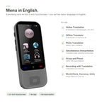 Menu in English: Online Translation, Offline Translator, Photo Translation and Simultaneous Interpretation
