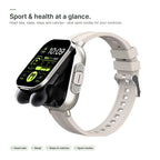 Brynk W4 Buds in Gray – heart rate, sleep, steps, calories and sport modes