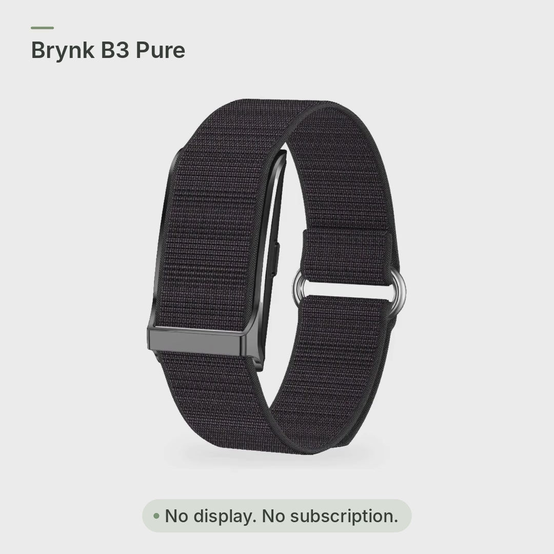 Brynk B3 Pure on video: no display, heart rate, SpO2 and sleep in the app, vibration for calls, 5 bands, up to 30 days of battery